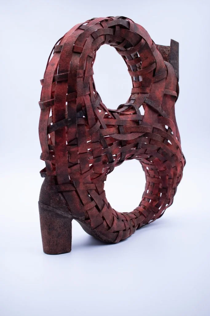 sculpture of relationsip followed by dependense