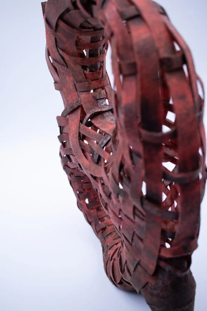sculpture of relationsip footwear inspired
