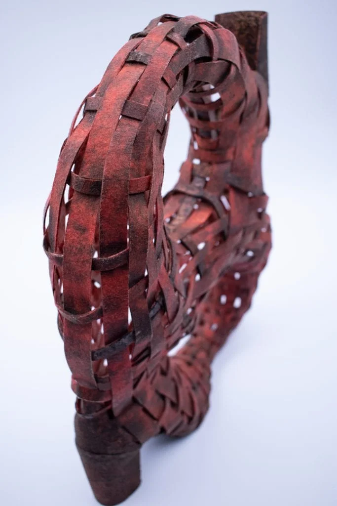 sculpture of relationsip followed by dependense