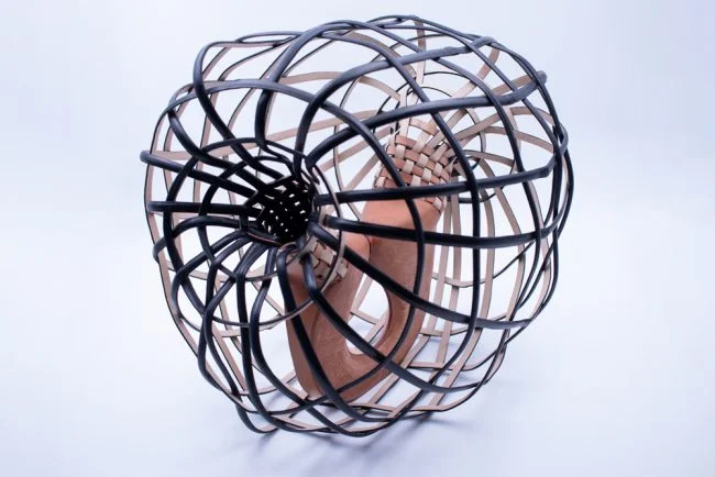 sculpture of relationsip footwear inspired