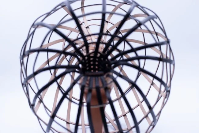sculpture of relationsip footwear inspired