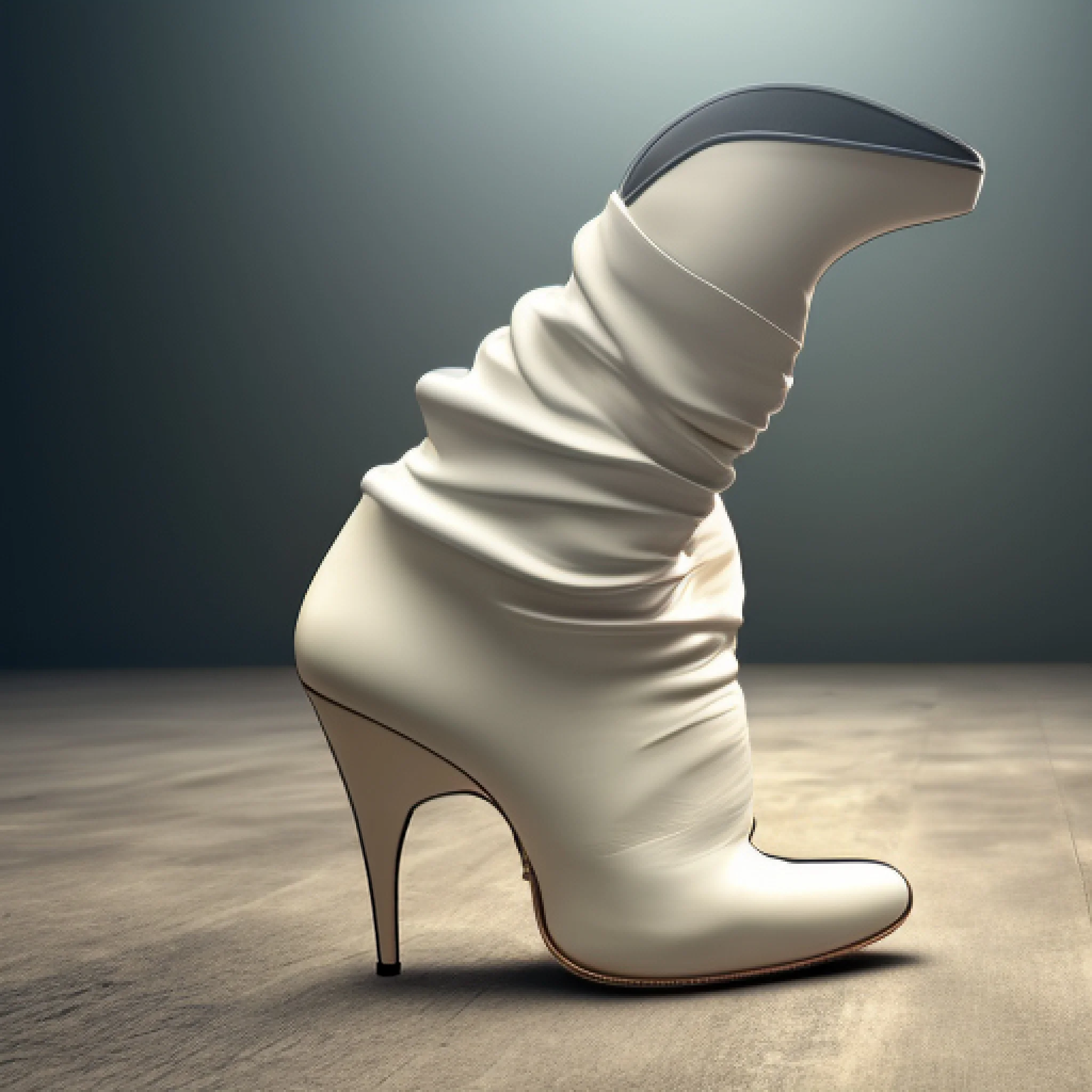 Double-boot-bendel Emotioanal sculpture that shows this state of relationship where one person completely lies on the shoulders of another