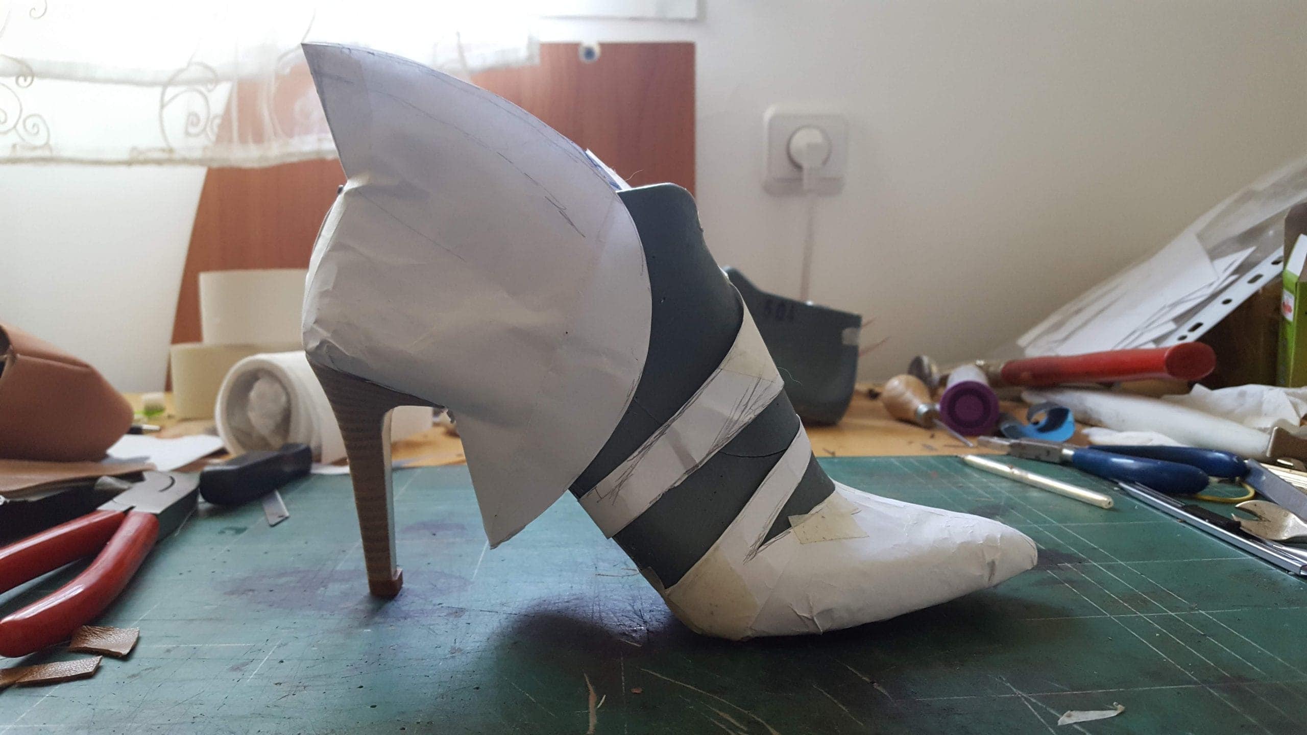 20190728_143753 shoe designing process thorugh material