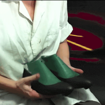 shoe prototype for client to check the customization shoe prototype for client to check the customization